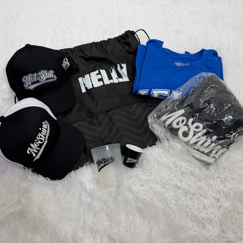 New Nelly MoShine VIP Bundle - Hats, Tees, Drawstring tote+ More! - Picture 6 of 10